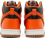 Кроссовки Nike Dunk High 'Chenille Swoosh - Safety Orange', черный - фото 7