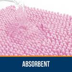 Коврик для ванной Olanly, 60х40 см, розовый - фото 3