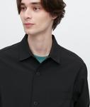 Рубашка Uniqlo Airsense Ultra Light Shirt, 09 черный - фото 5