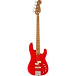 Charvel PM SD PJ IV MAH Бас-гитара Satin Ferrari Red - фото 3