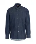 Джинсовая рубашка Borriello Napoli, синий - фото