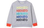 Детский свитшот KENZO, серый - фото