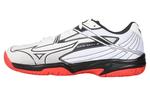 Mizuno Gate Sky Plus 4 Wide 'White Fiery Coral', серебристо-черный - фото