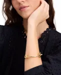 Браслет-Браслет Interlock Kate Spade New York, gold. - фото 4
