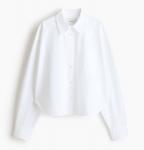 Рубашка H&M Poplin, белый - фото