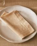 Набор салфеток Zara Home Hemstitched Cotton, 2 штуки, светло-бежевый - фото 7