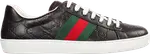 Кроссовки Gucci Ace Black Logo, черный - фото 2