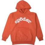 Худи Sp5der Logo Print, оранжевый - фото 2