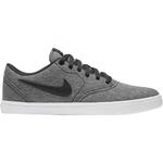 Кроссовки Nike Check Solarsoft Canvas SB 'Black White', черный - фото