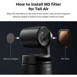 OBSBOT ND Filter Set for Tail Air PTZ Camera (4-Pack) - фото 2