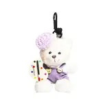 Whoops Плюшевый кулон Painter Little White Bear высотой 12 см - фото 5