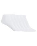 В упаковке 6 пар однотонных хлопковых носков Punto Blanco, белый - фото