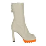 Off White Женские серые разноцветные ботинки Off-White - фото 2