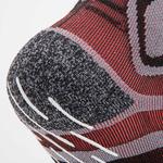 Носки для регби R520 Mid противоскользящие женские/мужские черные OFFLOAD, черный/огненно-красный/светло-серый оловянный - фото 5