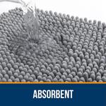 Коврик для ванной Olanly, 120х80 см, серый - фото 3