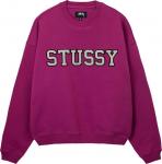 Толстовка Stussy Relaxed Oversized Crew 'Magenta', розовый - фото 2