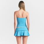 Топ SKIMS Cotton Jersey Tube, голубой - фото 4