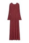 Платье Mango Maxi dress, Bordeaux - фото 5