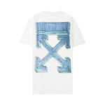 Футболка Off-White Marker Short-Sleeve Over Tee 'White/Blue', белый - фото 3