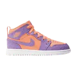 Кроссовки Air Jordan Air Jordan 1 Mid SE PS 'Atomic Pulse', оранжевый - фото