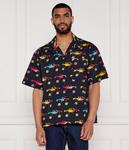 Эгейская рубашка Oversize fit Hugo, синий - фото