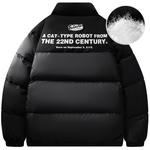 Doraemon Куртка пуховая унисекс, Black (Windproof Lapel) - фото 9