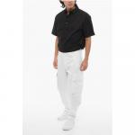 Свободные брюки-карго FIREMAN Neil Barrett, White - фото 5