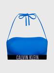 Верх бикини-бандо - Intense Power Calvin Klein, синий - фото