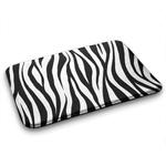 Коврик для ванной Tulup Zebra-Streifen, 75x1x75 см, черный - фото