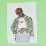 Футболка Supreme André 3000 Tee 'Lime', зеленый - фото 4