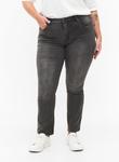 Джинсы облегающего кроя Zizzi WITH NORMAL WAIST, цвет Dark Grey Denim - фото