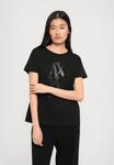 Футболка Armani Exchange Print T-shirt, Black - фото 5