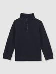 Детский свитер Alba с полузастежкой Reiss, Navy - фото