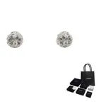 CHANEL Серьги-гвоздики унисекс Silver - фото