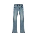 Брюки PURPLE BRAND Super Stack Flare, Mid Indigo - фото