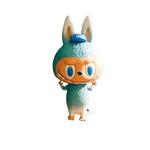 POP MART Лабубу мятно-зеленая модная фигурка 15см - фото