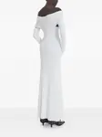 Платье макси с открытыми плечами A.W.A.K.E. Mode, белый - фото 4