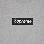 Толстовка Supreme Box logo Crewneck, серый - фото 4
