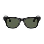 Умные очки Ray-Ban Meta Wayfarer (Large), Shiny Black/G15 Green - фото 2