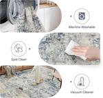 Ковер Soalmost Washable для гостиной, 214х153 см, синий/жёлтый - фото 4