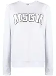 Толстовка с логотипом MSGM, серый - фото