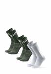 Носки Danish Endurance CYCLING REGULAR 3-PACK, Olive - фото 3