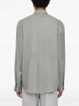 Рубашка на пуговицах Msgm, серый - фото 4
