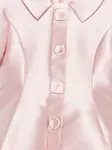 Платье с воротником и пуговицами спереди Mi Mi Sol, розовый - фото 3