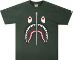 Футболка Bape Shark, оливковый - фото 2