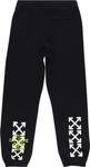 Спортивные брюки Off-White Opposite Arrow Slim Sweatpants 'Black/Lime', черный - фото 3