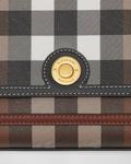Note Сумка через плечо Giant Check E-Canvas Burberry - фото 4