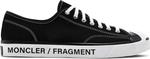 Кроссовки Converse Fragment Design x Moncler x Jack Purcell Black, черный - фото
