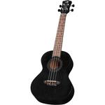 Luna Vintage Красное дерево Тенор Гавайская гитара Сатин Черный - фото 3