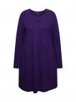 Туника LONG SLEEVE EMPIRE Ulla Popken, фиолетовый - фото